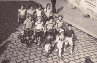 1934 - na cvičení se Sokolem