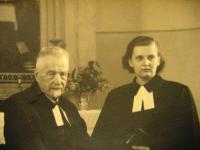 Šounová s farářem Řehákem