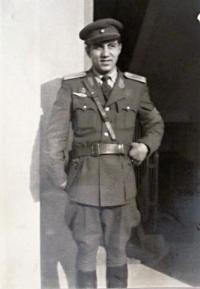 Milan Grulich v uniformě