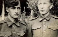 bratranci z Mirohoště-zleva Jaroslav Boček a Mikuláš Průša