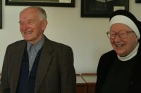 nun Richardis with priest Frank