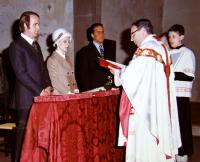 Svatební fotografie pamětnice, 1973, Florencie