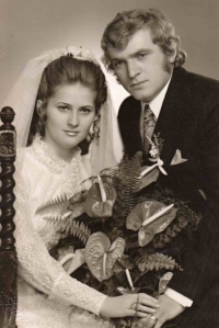 Jaroslav Kukol getting married; 1972 
