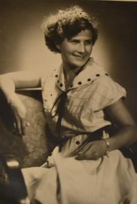 Zdeňka Formánková v 50. letech