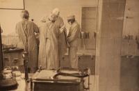 V nemocnici v Českém Krumlově – 1953