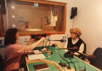 Při natáčení v rozhlasu