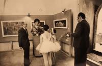 Vernisáž v Kutné Hoře – asi 1972