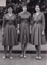 1961 - sestry Marie, Marta a Ludmila Svobodovy