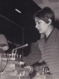 1962 - Marta jako soustružnice