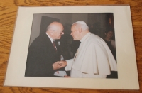 Setkání Zdeňka Zeleného s papežem Janem Pavlem II.