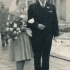 František Šimon a Emilie Kadavá, svatební foto, Chleby, 9. března 1963