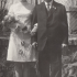 Svatební fotografie Jaroslavy Polákové a její otec (1969)
