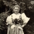 Oldřiška Mikundová-Bártková, asi deset let (okolo 1955)