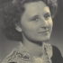 Jindřiška Deáková, ještě jako svobodná s příjmením Wilková, v roce 1953