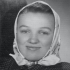 Barbora Jelínková, roz. Hrůzová, krátce po svém příjezdu do Čech, r. 1950