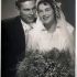 Marie Garajová s manželem ve svatební den, 1959