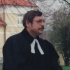 Jan Opočenský v roce 1996 ve farní zahradě v Mělníku