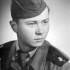 Pamětník v uniformě PTP, listopad 1956, Stříbro