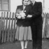 Novomanželé Štefan a Anna Urbanovi, pamětnici v té chvíli bylo 16 let