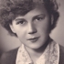 Ludmila Švandová, maturitní foto, rok 1954