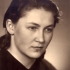 Maturitní fotografie Zdeňky Rejhonové (provd. Skoumalové), 1951
