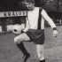 Milan Kynos na starém fotbalovém hřišti v Hradci Králové v šedesátých letech 