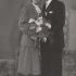 Julius Kodrík a Vlasta Koukalová na svatební fotografii v roce 1953