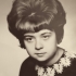 Helena Kavková na maturitní fotografii v roce 1966