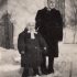 Rajisa Kamlerová s bratrancem, poslední den na Volyni před odjezdem do Československa, 1947