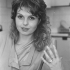 Petra Procházková v redakci Květy, 1989