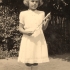 Jaroslava Grolichová, roz. Nádvorníková, první svaté přijímání, cca 1951