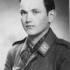 Bedřich Hubáček (Friedrich Hubatzek) v německé armádě- vyfoceno v Bělé na dovolené v roce 1944