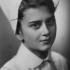 Julie Košťálová, maturitní fotografie, Střední zdravotní škola v Opavě, 1957