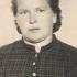 Dobový portrét pamětnice Franjica Poznik (fotka do občanky), kolem r. 1970 (Franjica Poznik, slika za ličnu kartu, oko 1970.)