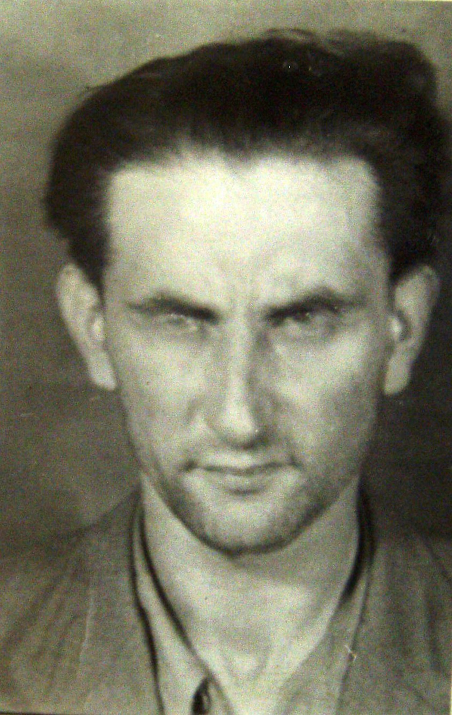 Alexander Feuerstein v roce 1951 při zatčení