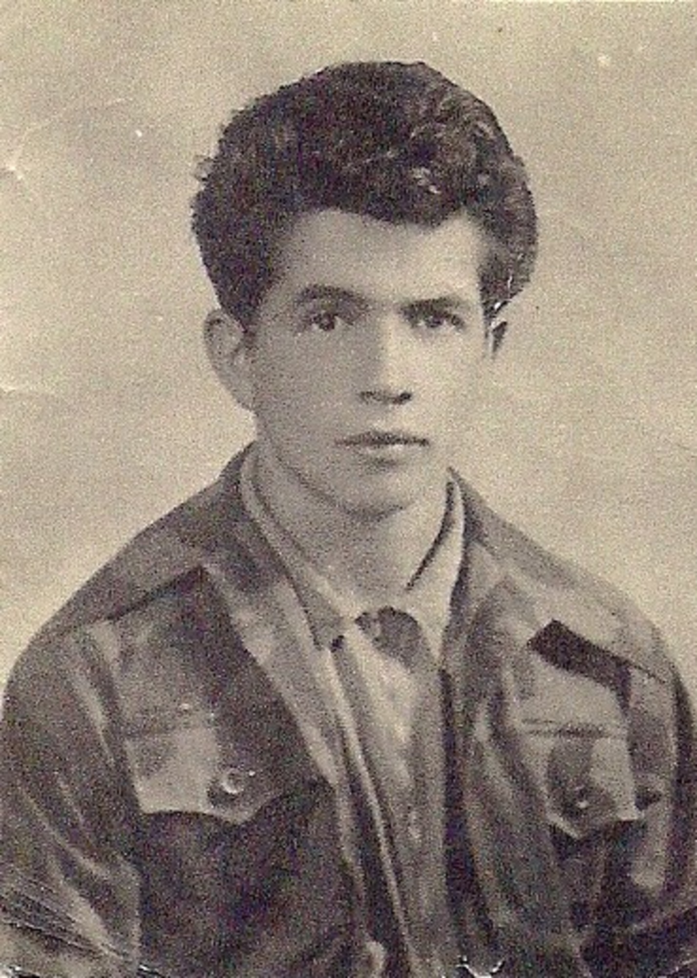 Marino Caviccioli when joining the partisans