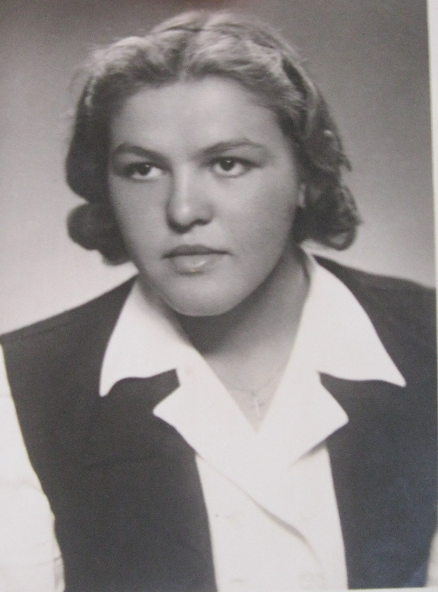 Olga Glierová (Oherová) asi v roce 1950