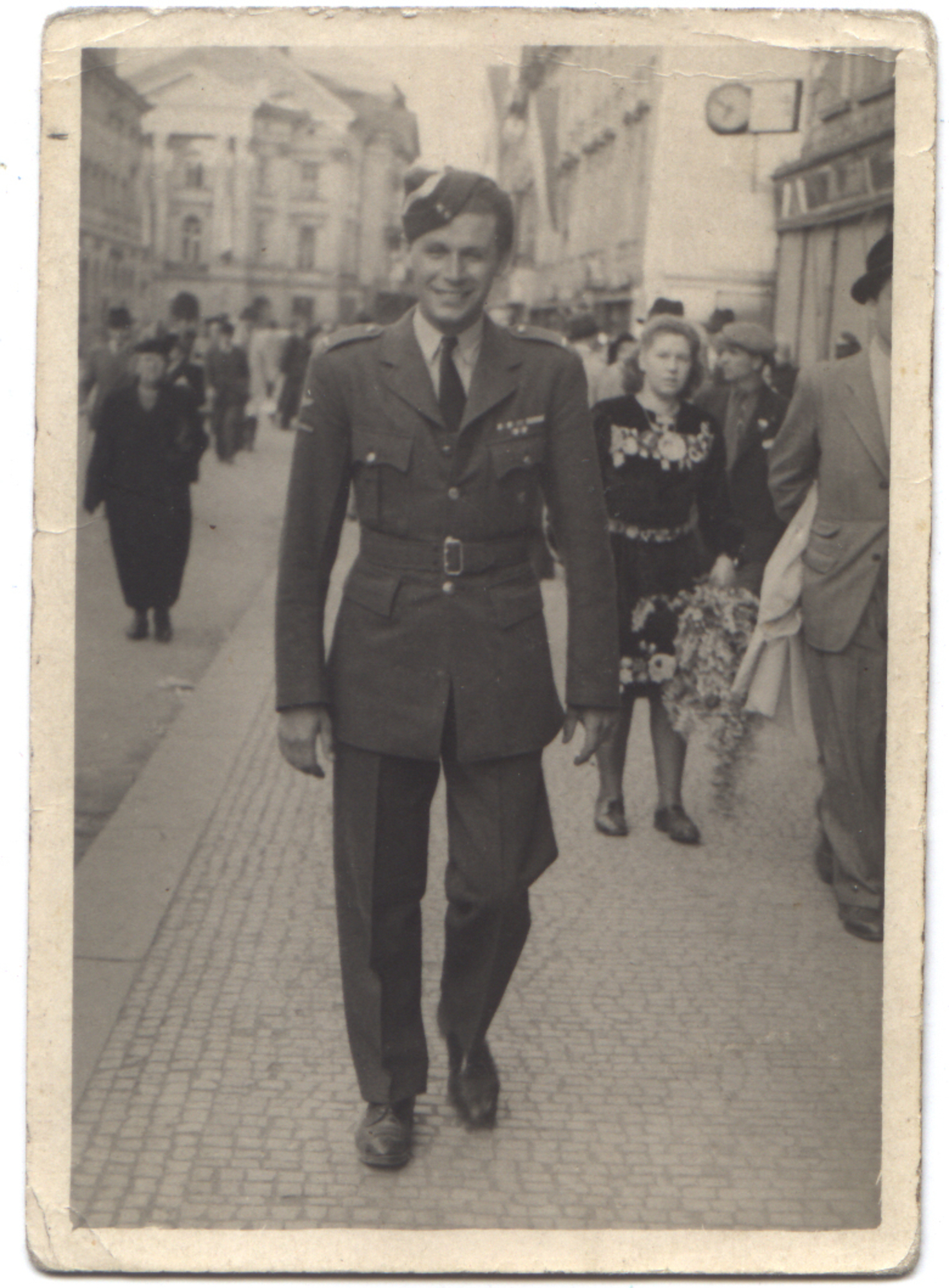 Chejstovský po návratu z Anglie, 1945