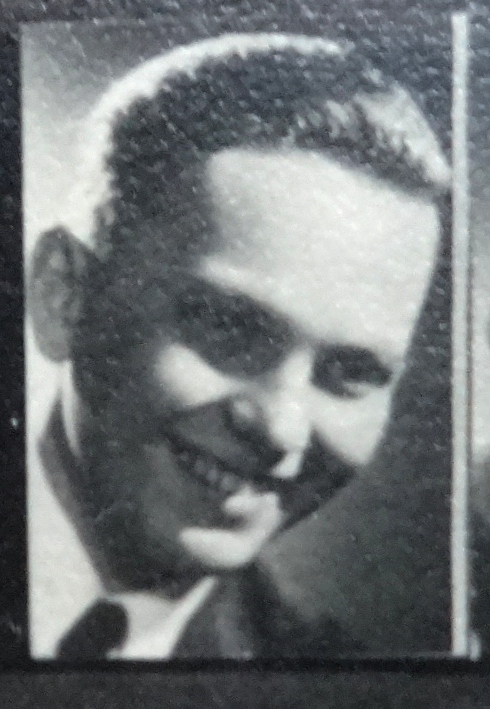 Jiří Ludvík na maturitním tablu (1943)