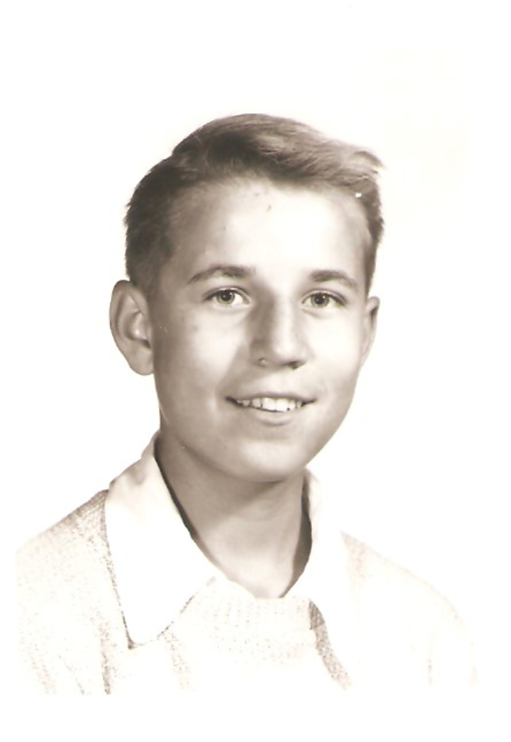 Vladimir Krajina, školní fotografie, 8. třída, Vancouver 1960