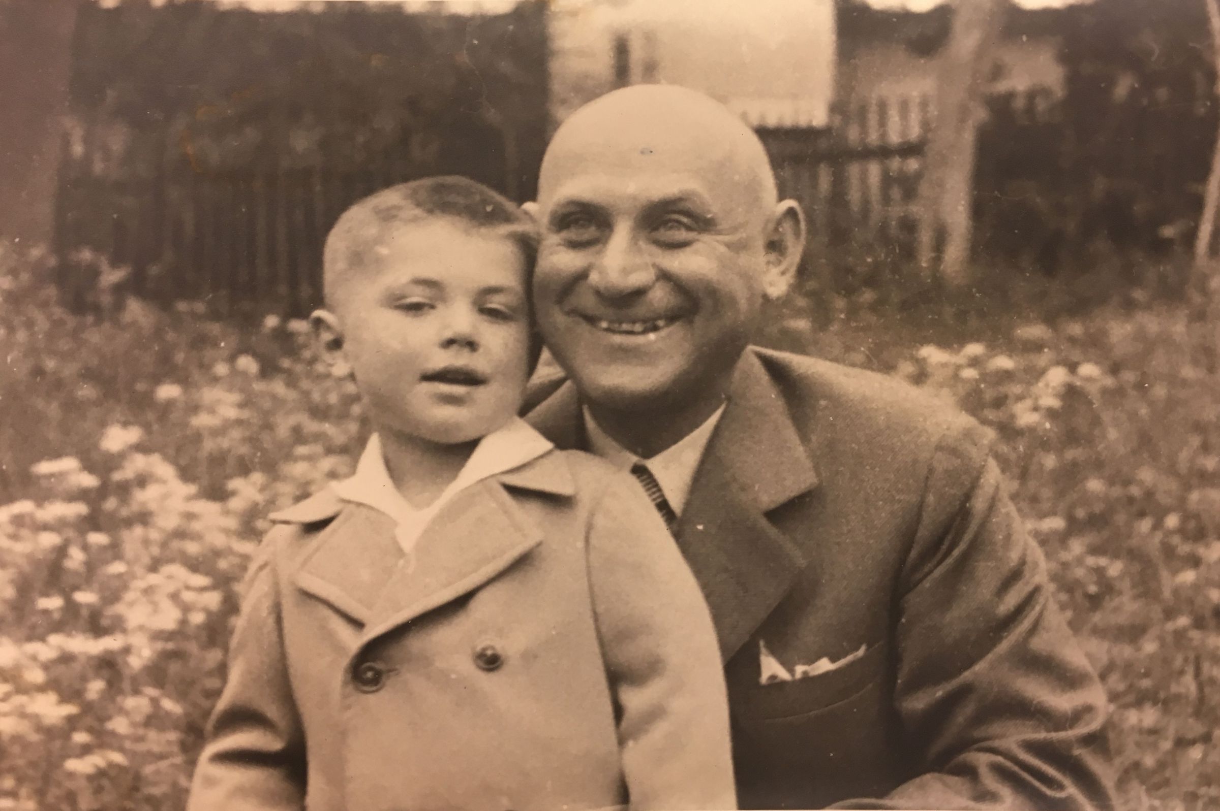Milan with his grandfather