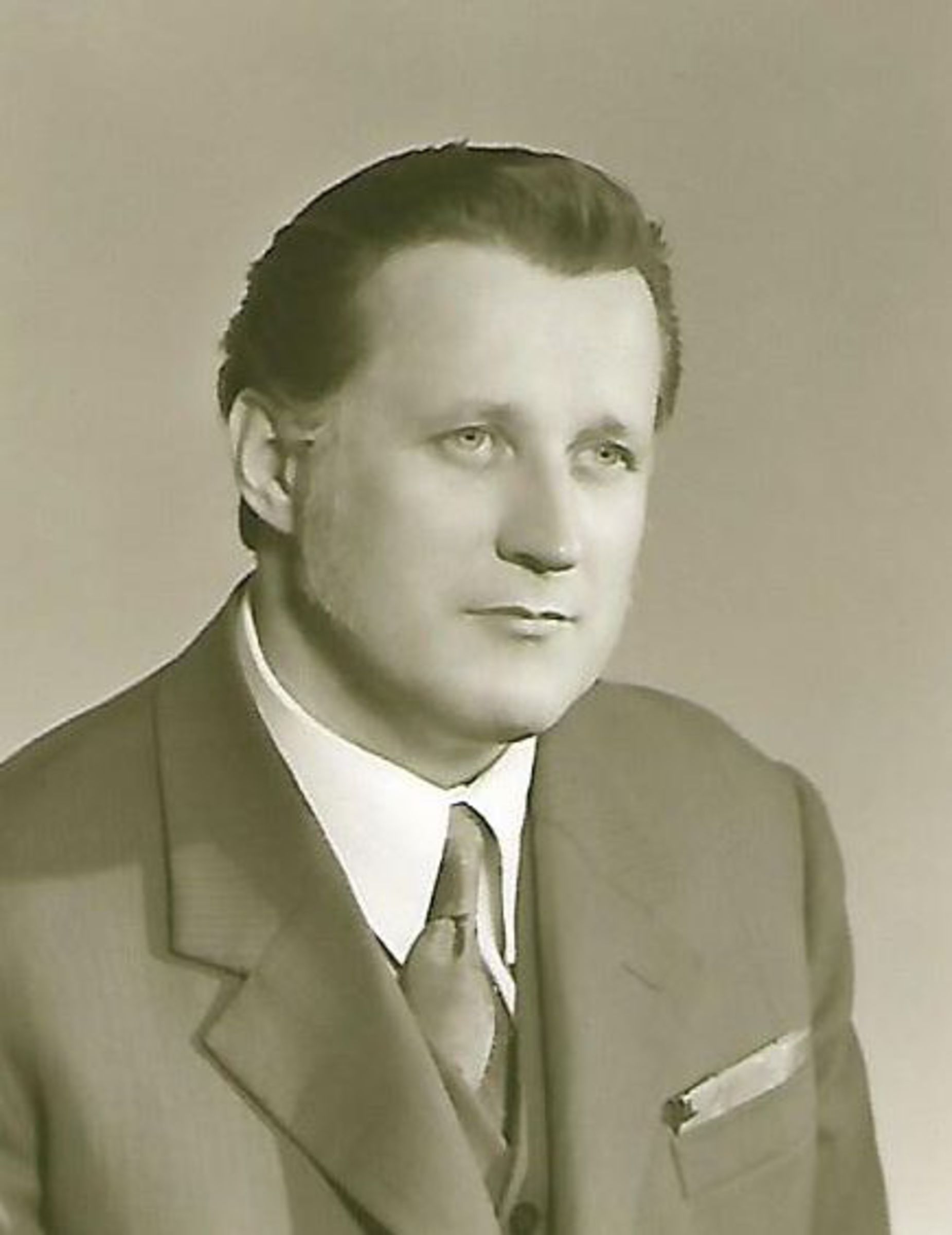 Vladimír Měřínský jako učitel v Újezdě, 1965
