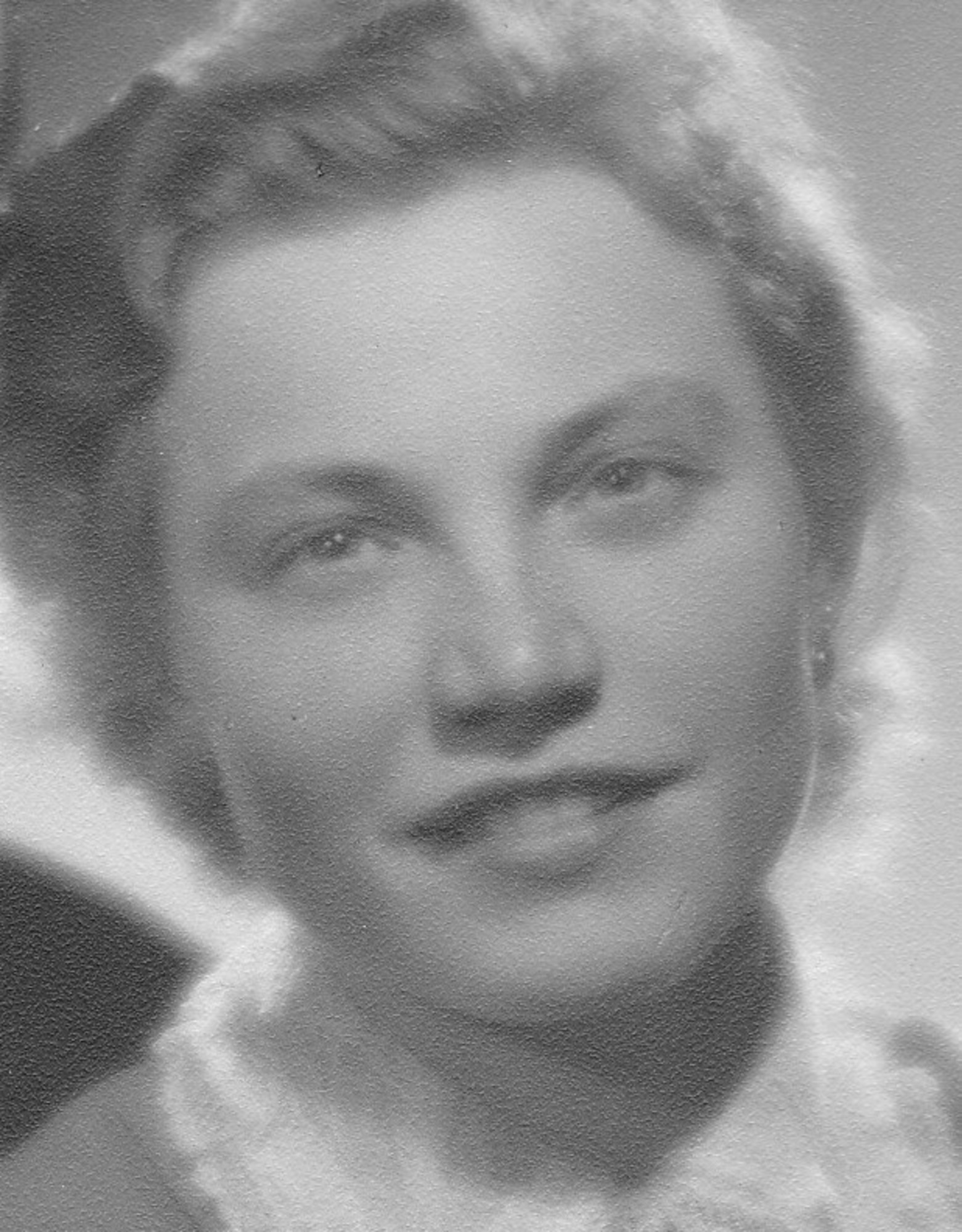 Květuše Havlíčková na svatební fotografii (1952)