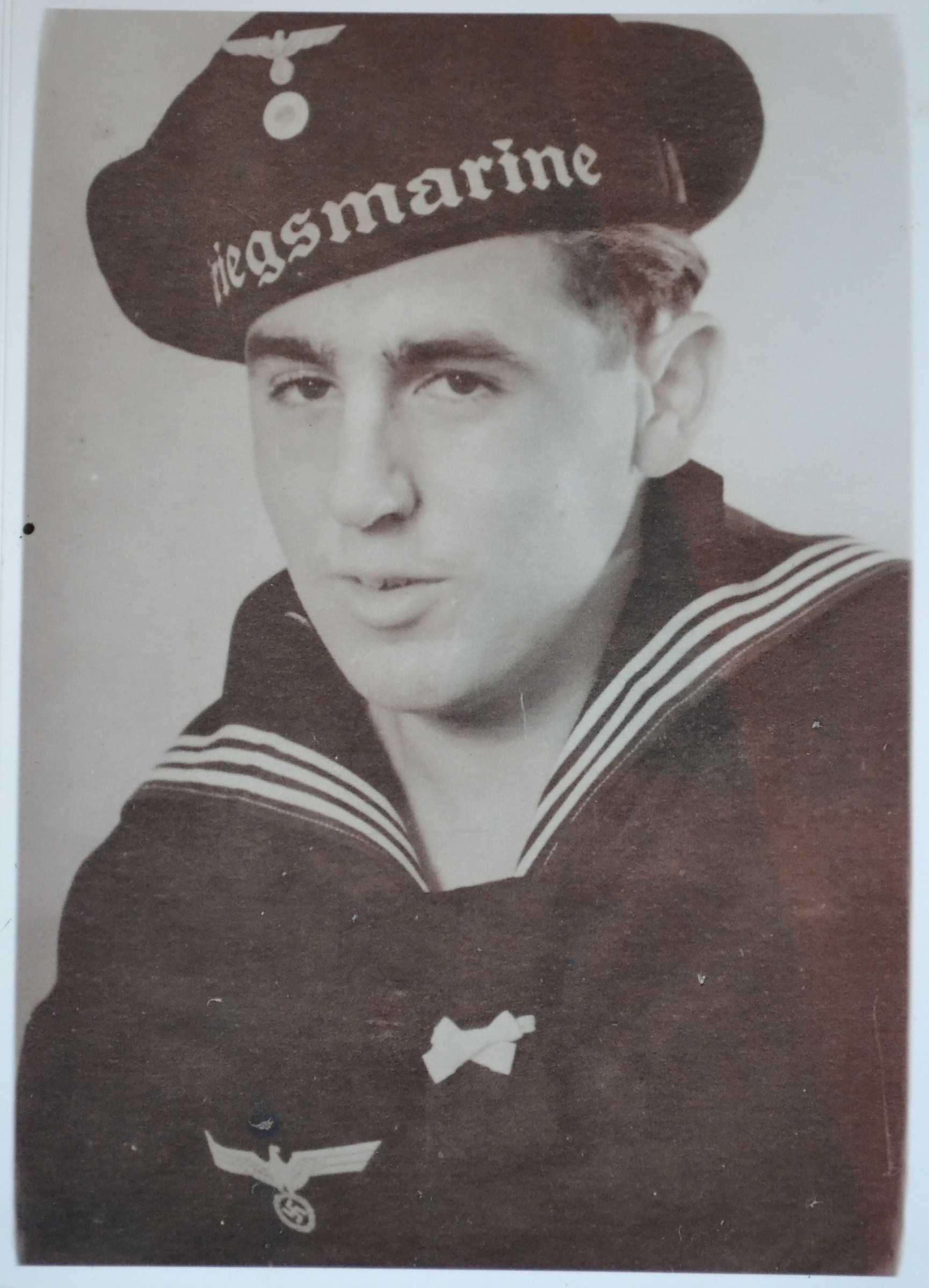 Bedřich už v námořnické unifomě Kriegsmarine. Kodaň říjen 1943