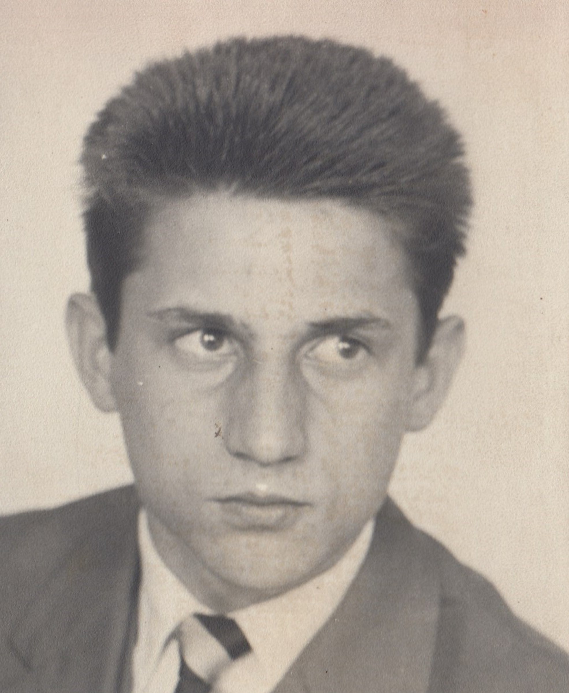 Graduation picture of Vaclav Andres, in 1961